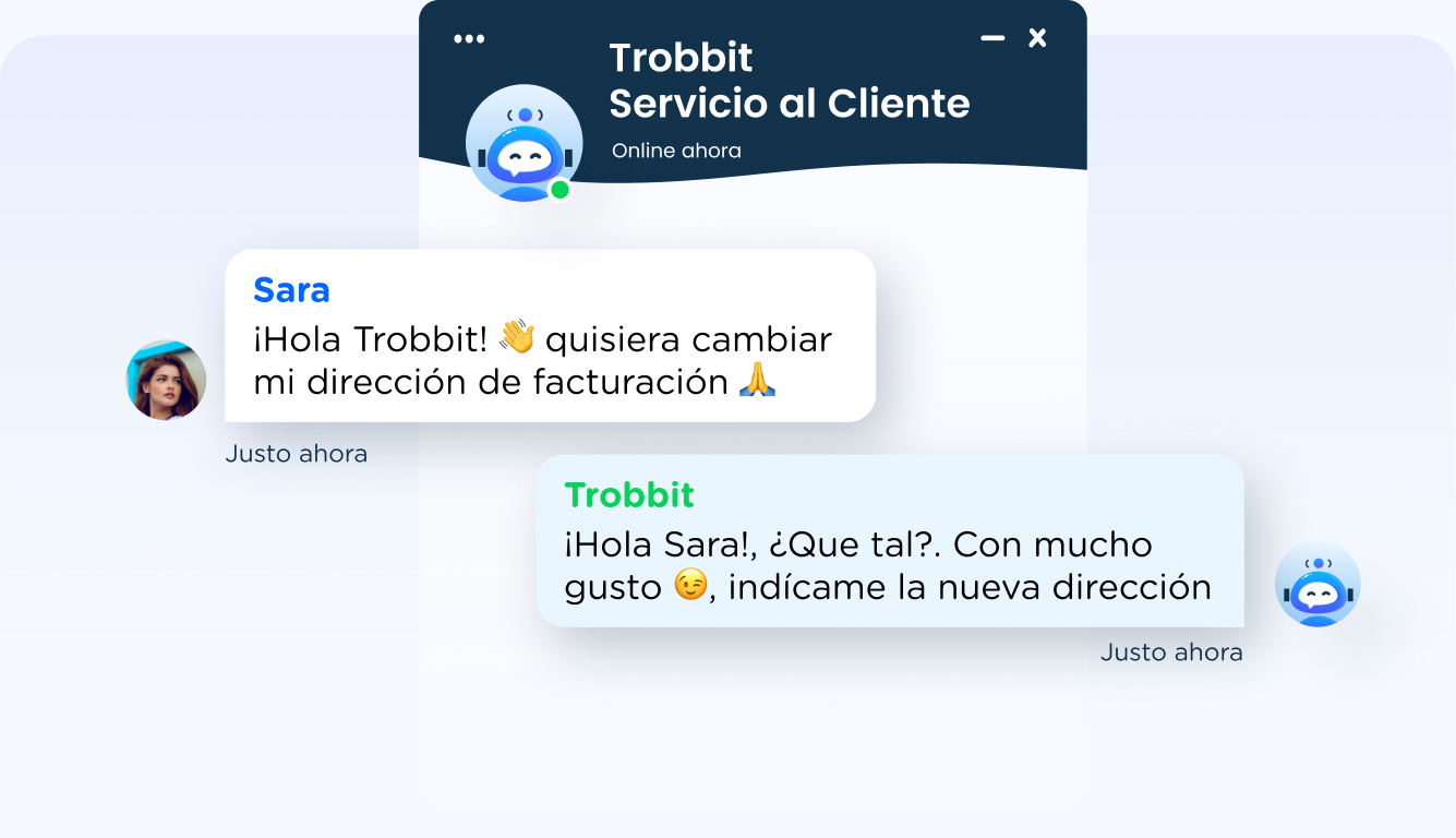 Servicio atención al cliente conversacional